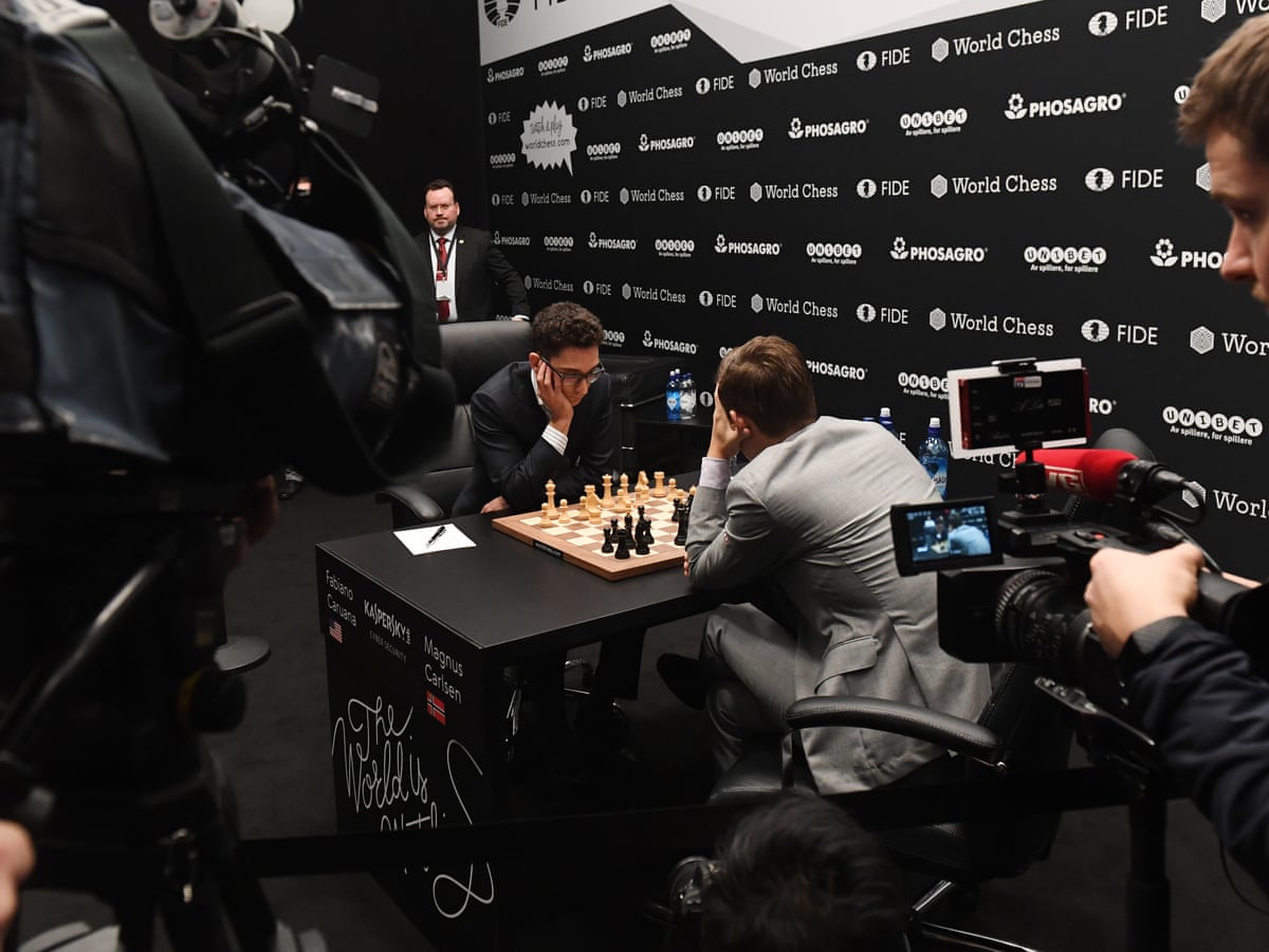 Magnus Carlsen thwarts Game 5 ambush in draw with Fabiano Caruana, World  Chess Championship 2018