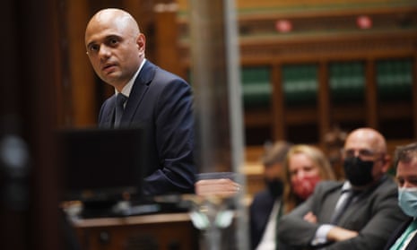 The new health secretary, Sajid Javid, speaking about his coronavirus plans in the House of Commons, 28 June 2021