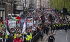 London Gaza protest: has row over ‘openly Jewish’ remark changed the march’s mood?