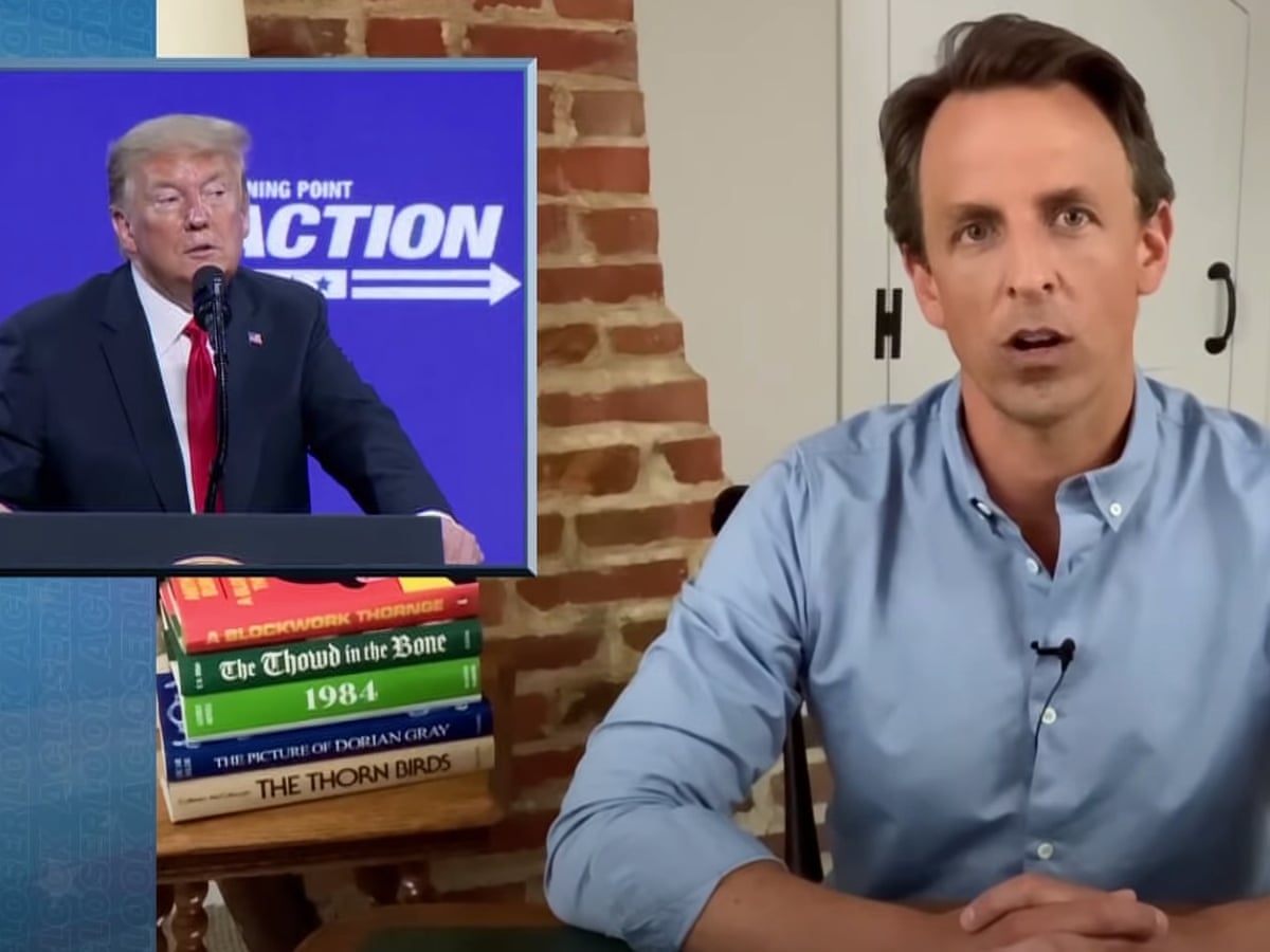 Seth Meyers Doubling Down On Explicit Racism Is All Trump Has Left Late Night Tv Roundup The Guardian