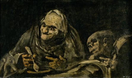 Two Old Men Eating Soup (The Witchy Brew) by Goya.