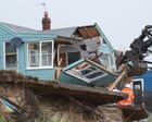 Coastal erosion in England has claimed at least 183 homes in past 16 years