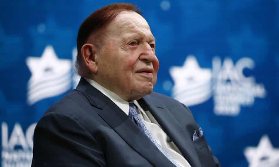 Sheldon Adelson seen in 2019.