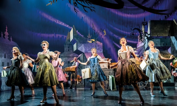A scene from Cinderella at the Gillian Lynne theatre in London.