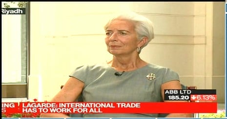 Christine Lagarde today