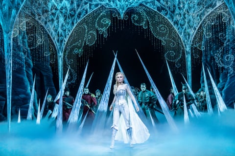 Samantha Barks as Elsa in Frozen.