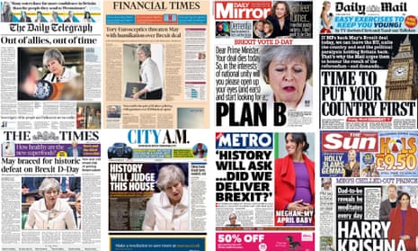 How the front pages reacted on the day of the Brexit vote