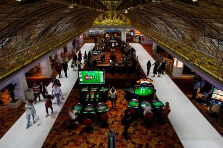 view from above of casino