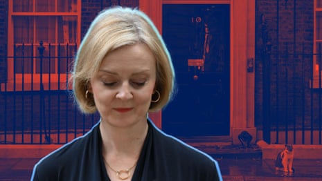 Liz Truss, lettuce and a lectern: 25 hours of chaos in three minutes – video