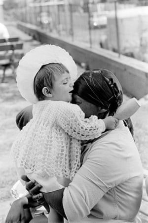 South Africa, 1960sServants are not forbidden to love. The woman holding this child said: ‘I love this child, though she’ll grow up to treat me just like her mother does. Now she is innocent.’ Cole lived a nomadic life after the publication of his book House of Bondage. It openly denounced the apartheid regime and was promptly banned in South Africa. At risk of arrest, Cole went into exile in 1966 and never returned to South Africa