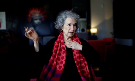 Margaret Atwood speaks at a hotel in Havana, Cuba.