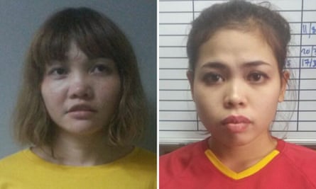 Doan Thi Huong (left) and Siti Aisyah have been charged with the murder of Kim Jong-nam.