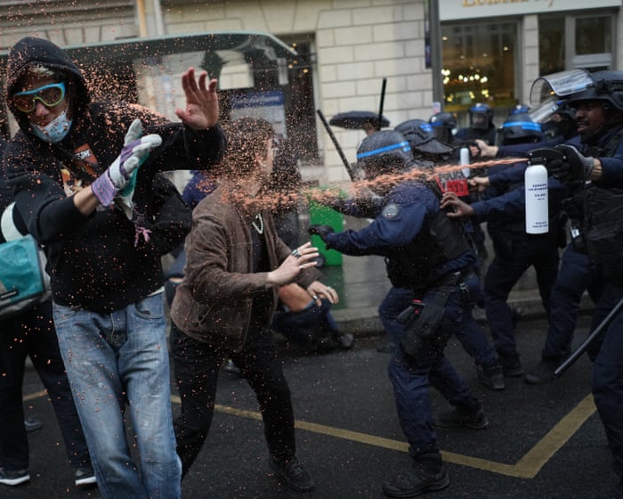 Minister denies police brutality as student protests continue across France – Europe live