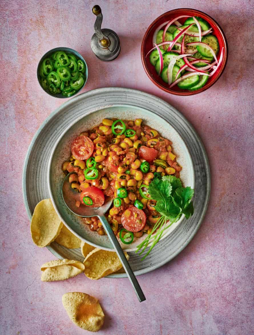 Lobia – black-eyed bean curry, by Sam Jones. Food styling: Livia Abraham. Prop styling: Pene Parker.