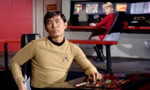 George Takei as Hikaru Sulu in the original Star Trek series.