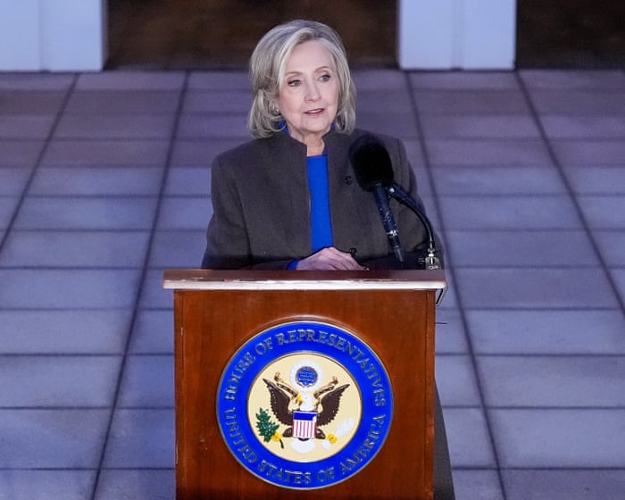 Who in Hillary Clinton’s team thought it would be a good idea to capitalise on the Jeffrey Epstein case? | Arwa Mahdawi