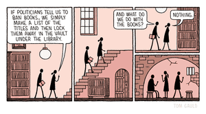 Tom Gauld on what to do with banned books – cartoon | Books | The Guardian
