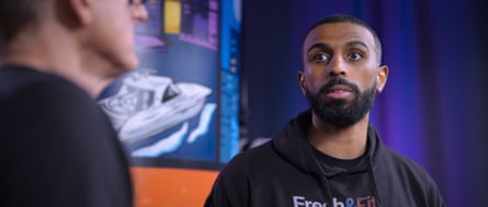 Theroux with Myron Gaines in Inside the Manosphere.