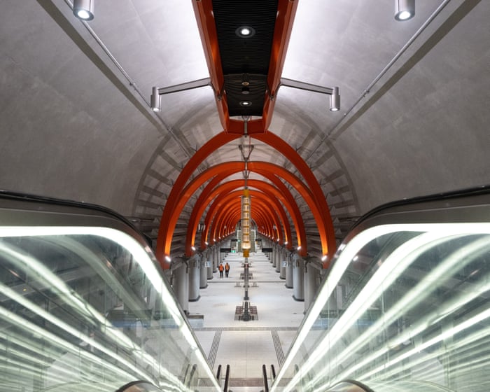 Australia news live: launch timing for Melbourne’s Metro Tunnel revealed; PM offers condolences on massacre anniversary