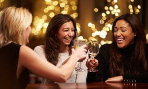 group women with drinks