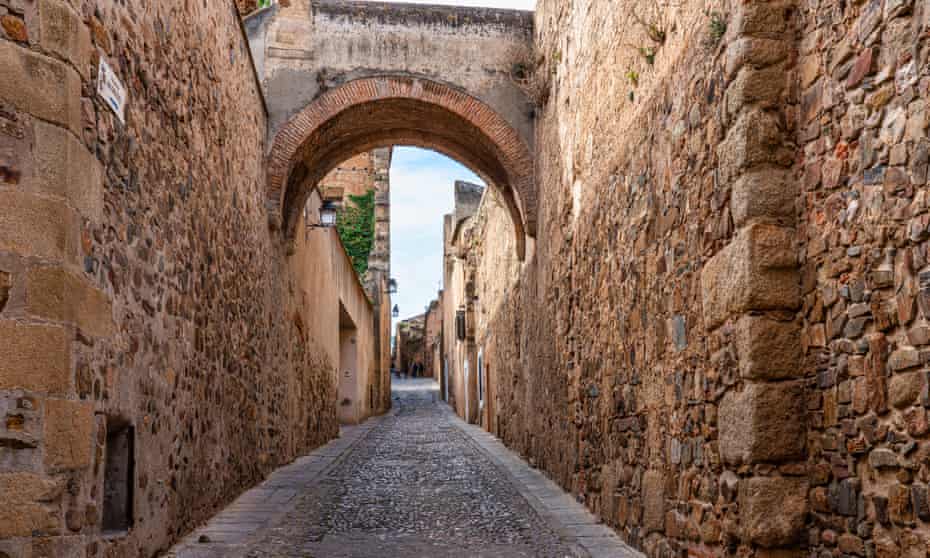 The medieval heart of Cáceres.