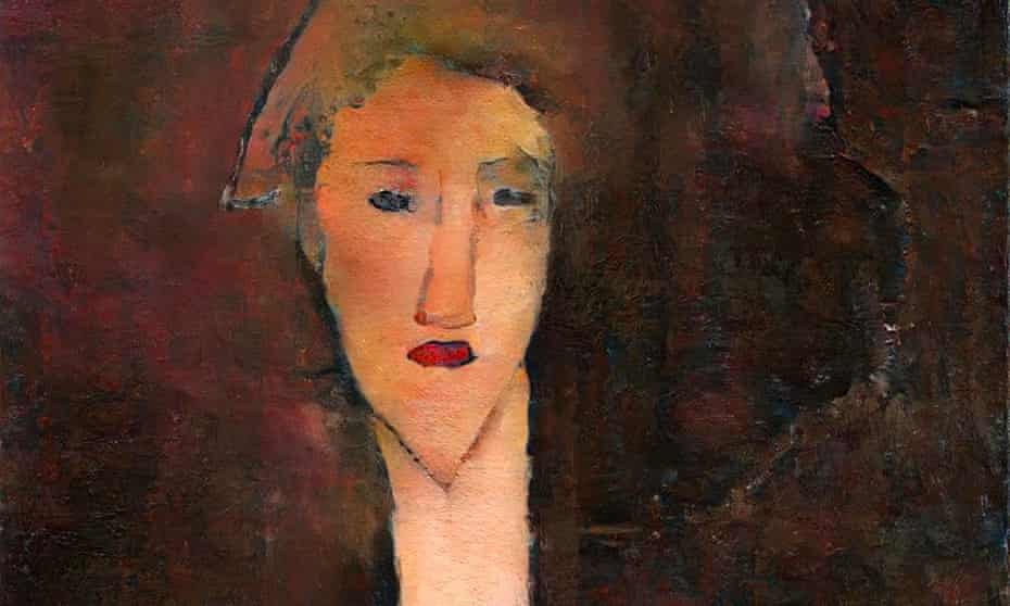 A re-creation of Modigliani’s ‘hidden’ portrait of Beatrice Hastings, created by Oxia Palus using AI techniques. 