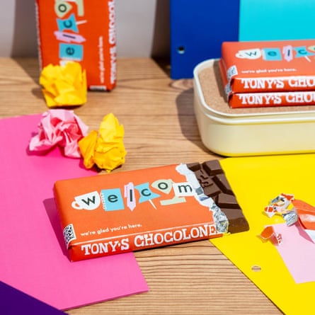 Barras de chocolate personalizadas Tony's Chocolonely