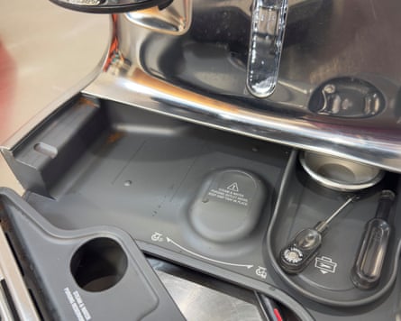 A Sage Oracle Jet Coffee Machine with the drip tray removed