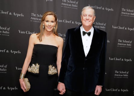 Julia Koch, left, and David Koch successful 2014.