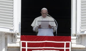 Pope Francis at the Vatican on Sunday Pope Francis at the Vatican on Sunday
