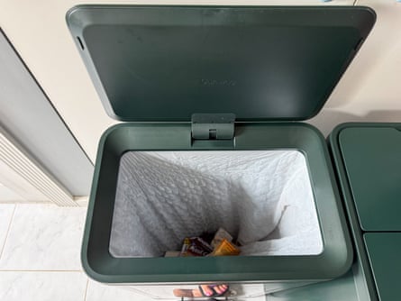 A Caraway 45L Rectangular Step Trash Can