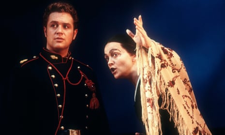 Michael Ball and Maria Friedman in Stephen Sondheim’s Passion at the Queen’s theatre in 1996. 