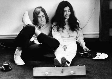John lennon and Yoko Ono.