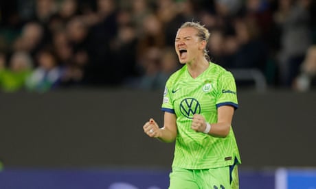 Wolfsburg 1-1 PSG (2-1 agg): Women’s Champions League quarter-final, second leg – as it happened