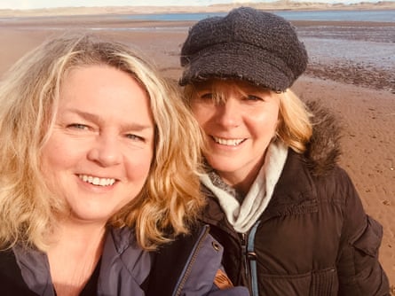 Rachel McCaffery (left) and friend