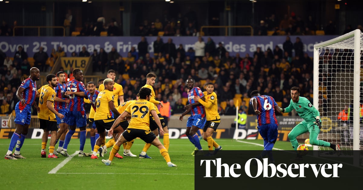 Marc Guéhi strikes for Crystal Palace to deny Wolves first league win of season Marc Guéhi strikes for Crystal Palace to deny Wolves first league win of season