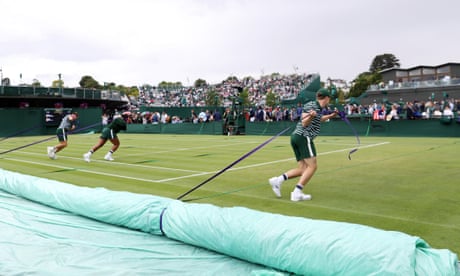 Wimbledon 2022: rain delay with Djokovic, Raducanu and Murray to play – live!