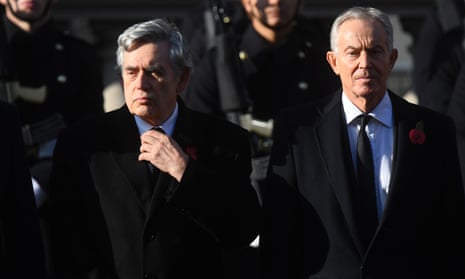 Gordon Brown and Tony Blair