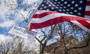 Protests have been held against plans to block travelers from six Muslim-majority countries.