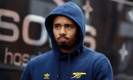 Gabriel Jesus has struggled for fitness this season and missed Sunday’s defeat to Liverpool.