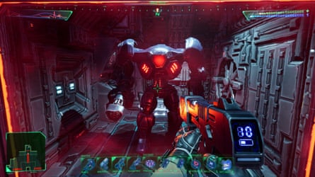 Captura de tela do remake de System Shock 2.