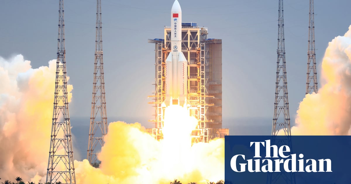 Out Of Control Chinese Rocket Falling To Earth Could Partially Survive Re Entry Space The Guardian Out Of Control Chinese Rocket Falling To Earth Could Partially Survive Re Entry Space The Guardian