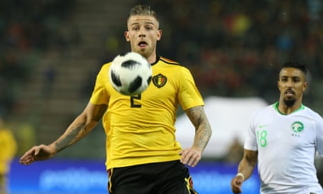 Toby Alderweireld played 90 minutes for Belgium against Saudi Arabia on Tuesday.
