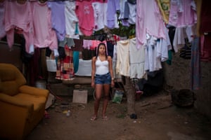 Taiana Cezario Da Silva, aged 16, who is the third of seven siblings, and a daughter of a teenage mother in Complexo do Alemão, a large collection of favelas in Rio de Janeiro.