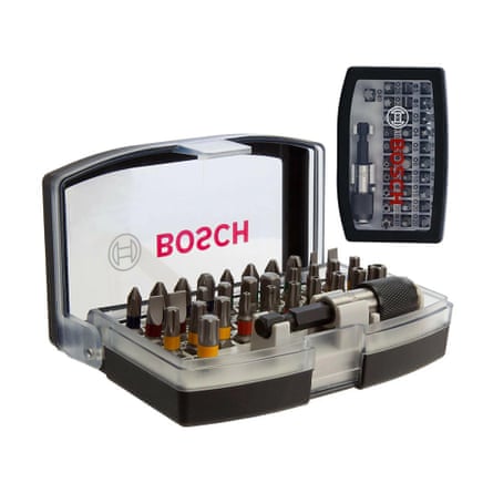 Bosch 32-piece screwdriver drill bit set