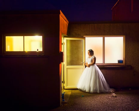 Katrina on her wedding night, Aspatria, Cumbria, 2018.