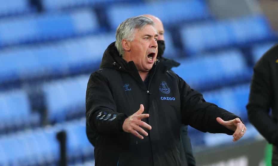 Carlo Ancelotti Instructs Any Unhappy Everton Players To Leave Club Everton The Guardian