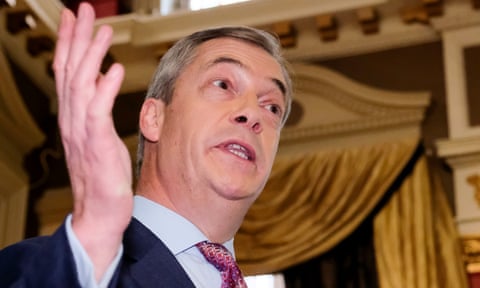 Nigel Farage said he would not field candidates in any of the Tories’ 317 seats.