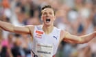 Karsten Warholm breaks men's 400m hurdles world record - video