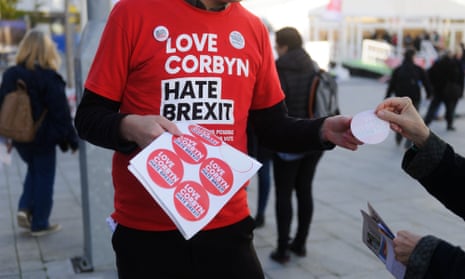 A ‘Love Corbyn, Hate Brexit’ T-shirt from last year’s conference